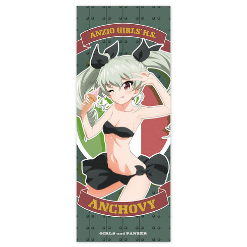 『ガールズ&パンツァー 最終章』アンチョビ ハイブリッドフェイスタオル 水着Ver.