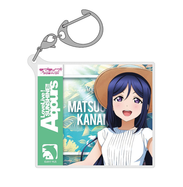 『ラブライブ!サンシャイン!!』描き下ろし 松浦果南 アクリルマルチキーホルダー ソロコンサートVer.