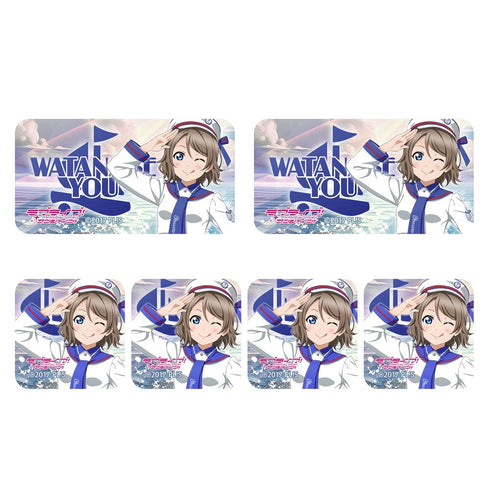 『ラブライブ!サンシャイン!!』描き下ろし 渡辺曜 ミニステッカーセット ソロコンサートVer.