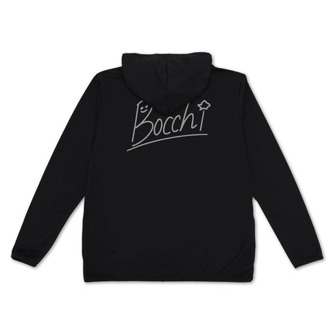 『ぼっち・ざ・ろっく!』ぼっちちゃんのサイン 薄手ドライパーカー ブラック XL