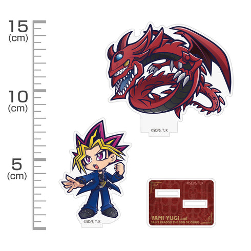 『遊☆戯☆王デュエルモンスターズ』闇遊戯&オシリスの天空竜 アクリルスタンド