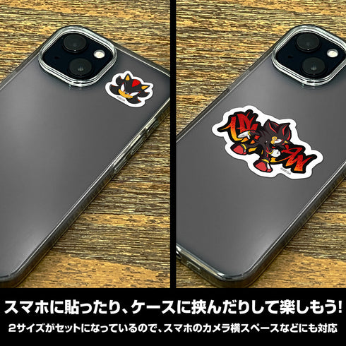 『ソニック・ザ・ヘッジホッグ』シャドウ ミニステッカーセット