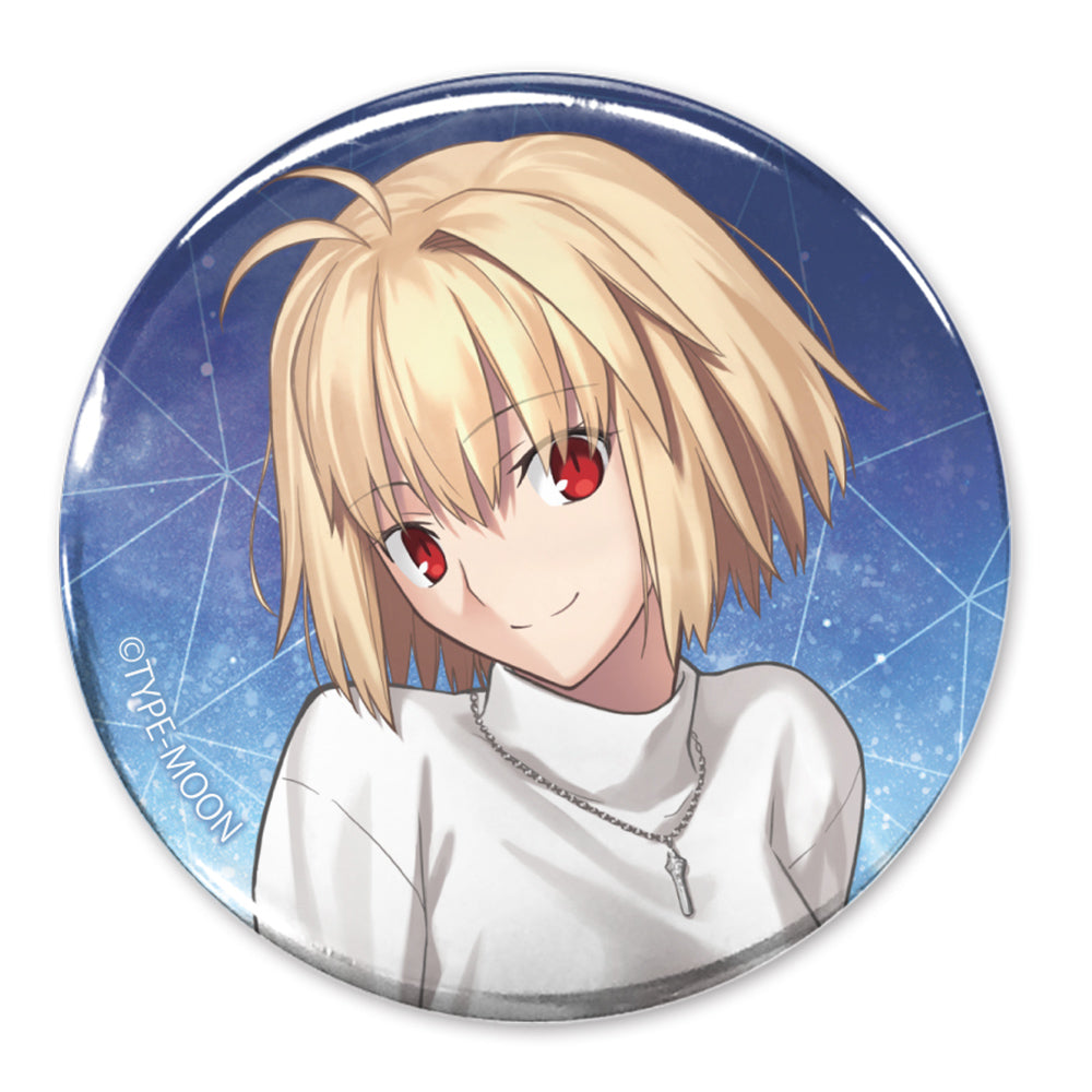 月姫 MELTY BLOOD アルクェイド 缶バッジ 月姫 -A piece of blue glass moon-』アルクェイド・ブリュン