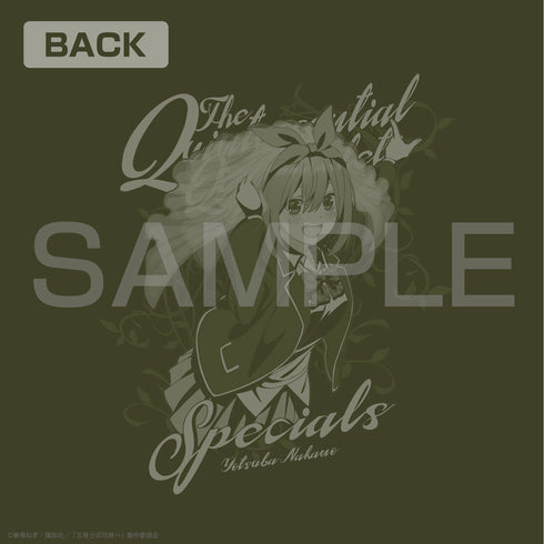 "The Quintessential Quintuplets 2" Yotsuba Nakano Zip-Up Hoodie, Moss, M