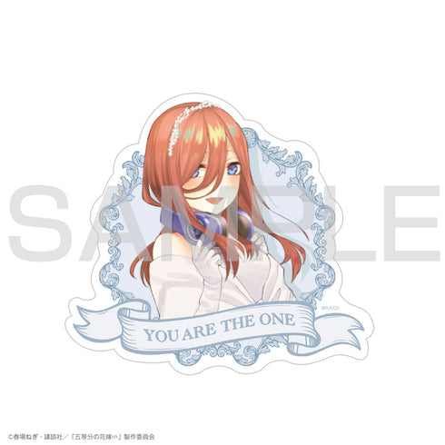 『五等分の花嫁∽』中野三玖 屋外対応ステッカー