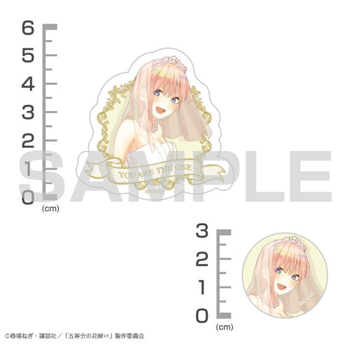 『五等分の花嫁∽』中野一花 ミニステッカーセット