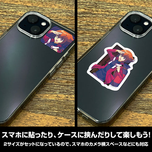 『遊☆戯☆王デュエルモンスターズGX』描き下ろし 遊城十代 ミニステッカーセット 未来へ向かってVer.