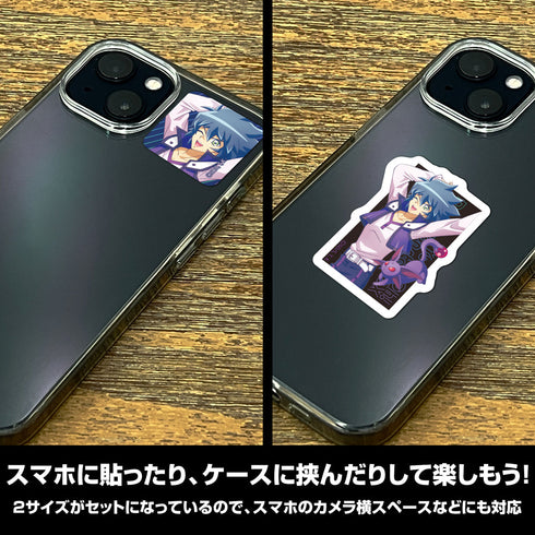 『遊☆戯☆王デュエルモンスターズGX』描き下ろし ヨハン・アンデルセン ミニステッカーセット 未来へ向かってVer.