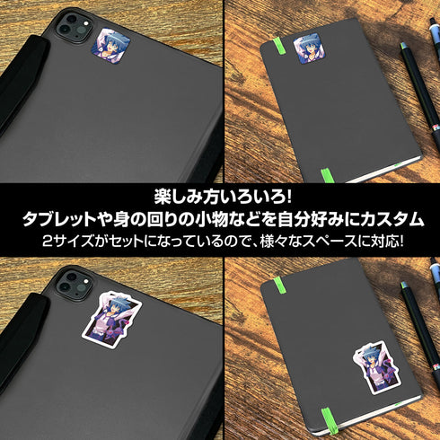 『遊☆戯☆王デュエルモンスターズGX』描き下ろし ヨハン・アンデルセン ミニステッカーセット 未来へ向かってVer.