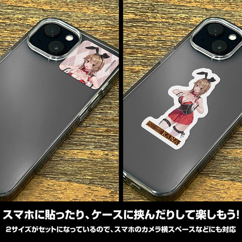 『バニーガーデン』花奈 ミニステッカーセット