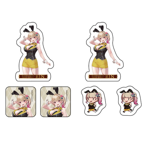 『バニーガーデン』凜 ミニステッカーセット