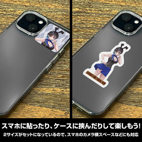 『バニーガーデン』美羽香 ミニステッカーセット
