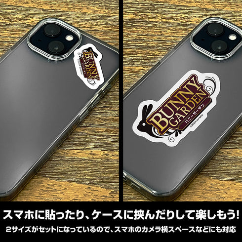 『バニーガーデン』バニーガーデンロゴ ミニステッカーセット