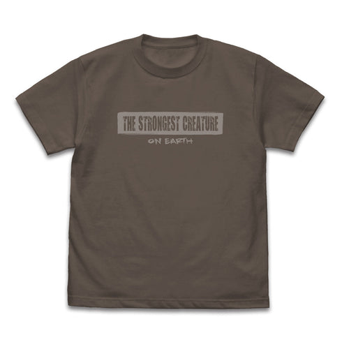『範馬刃牙』地上最強のTシャツ チャコール XL