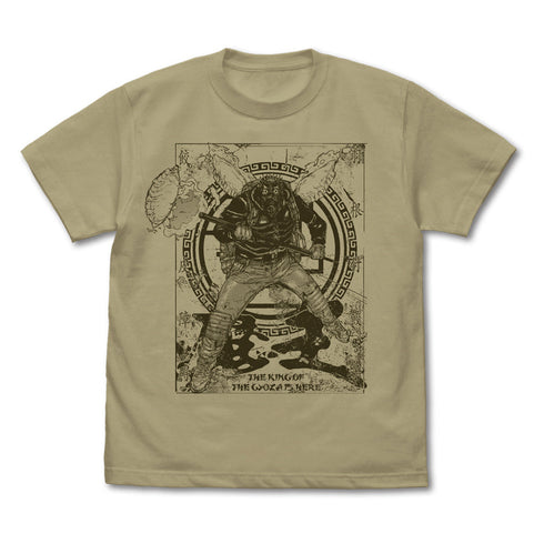 『ドロヘドロ』カイマン Tシャツ ギョーザ魔王Ver. サンドカーキ L