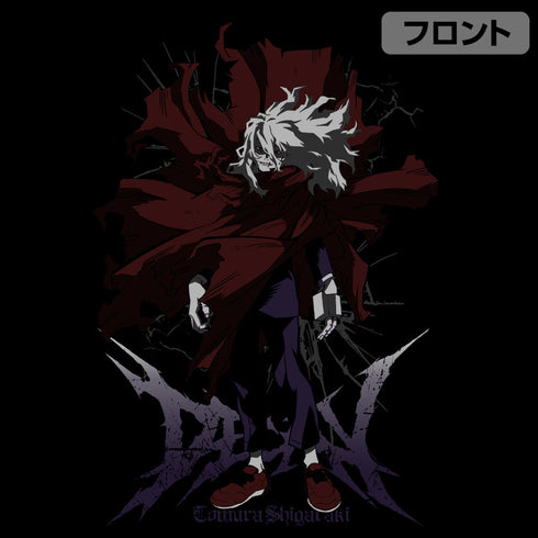 『僕のヒーローアカデミア』死柄木弔 袖リブロングスリーブTシャツ ブラック L