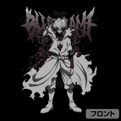『僕のヒーローアカデミア』荼毘 袖リブロングスリーブTシャツ ブラック XL
