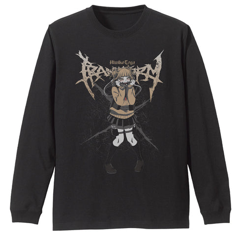 『僕のヒーローアカデミア』トガヒミコ 袖リブロングスリーブTシャツ ブラック L