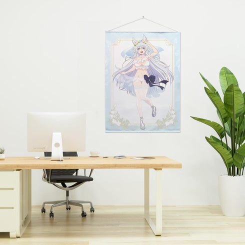 『Lv2からチートだった元勇者候補のまったり異世界ライフ』フェンリース 描き下ろし 100cmタペストリー ウェディング水着Ver.