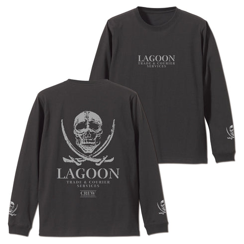 『BLACK LAGOON』ラグーン商会 袖リブロングスリーブTシャツ スミ S