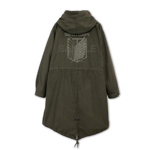 『進撃の巨人』調査兵団 M-51ジャケット Ver.2.0 ブラック M