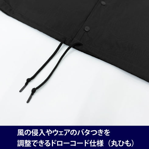 『進撃の巨人』調査兵団 T/Cコーチジャケット ブラック M
