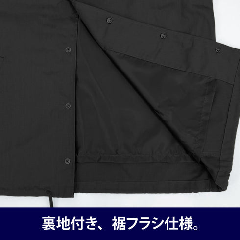『進撃の巨人』調査兵団 T/Cコーチジャケット ブラック XL