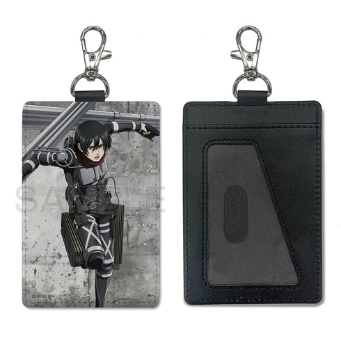 『進撃の巨人』ミカサ パスケース(ナスカン付き)