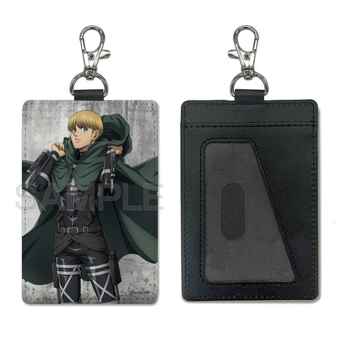 『進撃の巨人』アルミン パスケース(ナスカン付き)