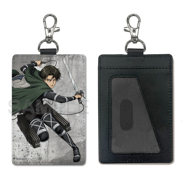 『進撃の巨人』リヴァイ パスケース(ナスカン付き)