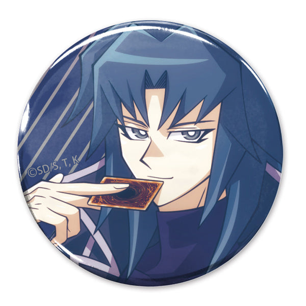 『遊☆戯☆王デュエルモンスターズGX』描き下ろし ヘルカイザー亮 65mm缶バッジ 未来へ向かってVer.