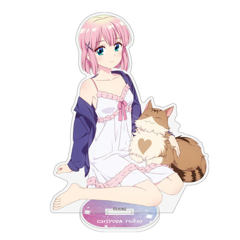 『まちカドまぞく 2丁目』描き下ろし 千代田桃 アクリルスタンド お泊りVer.