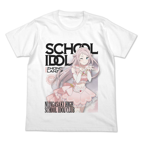 『ラブライブ!虹ヶ咲学園スクールアイドル同好会』鐘嵐珠 フルカラーTシャツ オフィシャルカードゲームVer. ホワイト XL