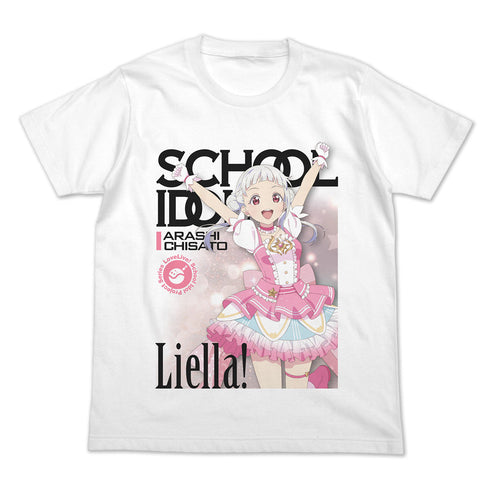 『ラブライブ!スーパースター!!』嵐千砂都 フルカラーTシャツ オフィシャルカードゲームVer. ホワイト XL