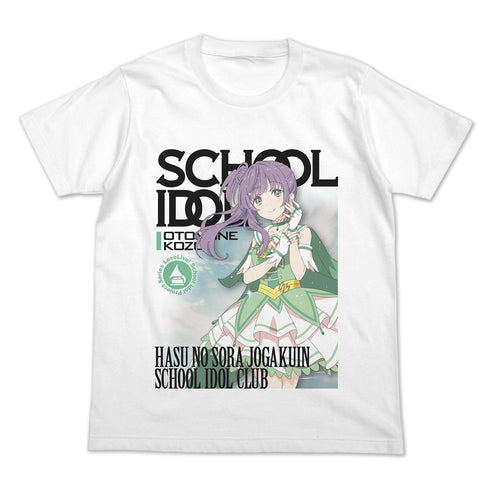 『ラブライブ!蓮ノ空女学院スクールアイドルクラブ』乙宗梢 フルカラーTシャツ オフィシャルカードゲームVer. ホワイト S