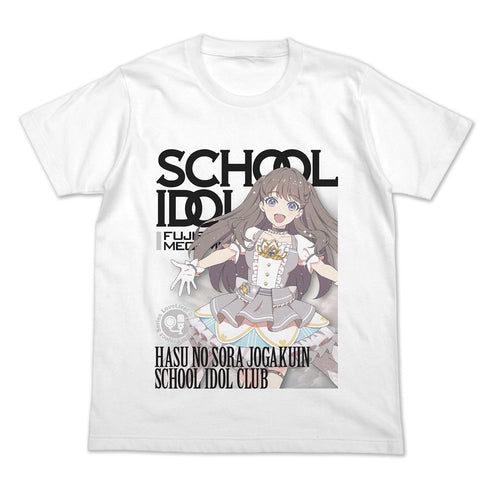 『ラブライブ!蓮ノ空女学院スクールアイドルクラブ』藤島慈 フルカラーTシャツ オフィシャルカードゲームVer. ホワイト XL