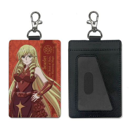 『没落予定の貴族だけど、暇だったから魔法を極めてみた』没落貴族 スカーレット パスケース(ナスカン付き)