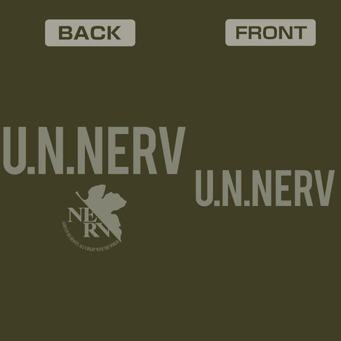 『EVANGELION』U.N.NERV ジップパーカー ブラック XXL