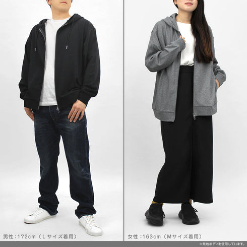 『EVANGELION』WILLE&KREDIT ジップパーカー モス M