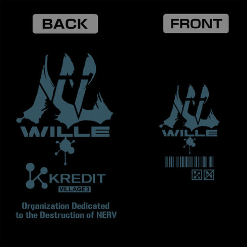 『EVANGELION』WILLE&KREDIT ジップパーカー モス XXL