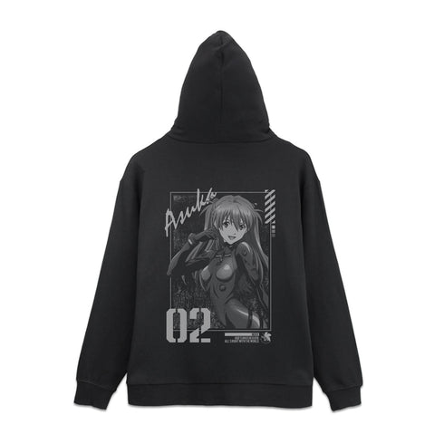 『EVANGELION』式波・アスカ・ラングレー ジップパーカー モス L