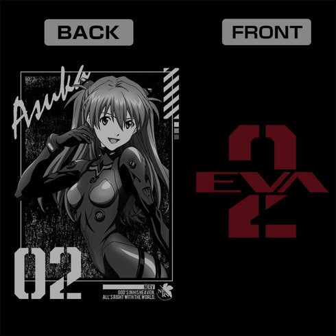 『EVANGELION』式波・アスカ・ラングレー ジップパーカー モス XXL