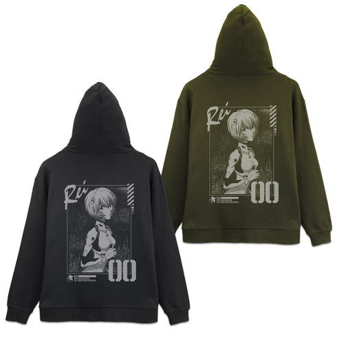 『EVANGELION』綾波レイ ジップパーカー ブラック XL