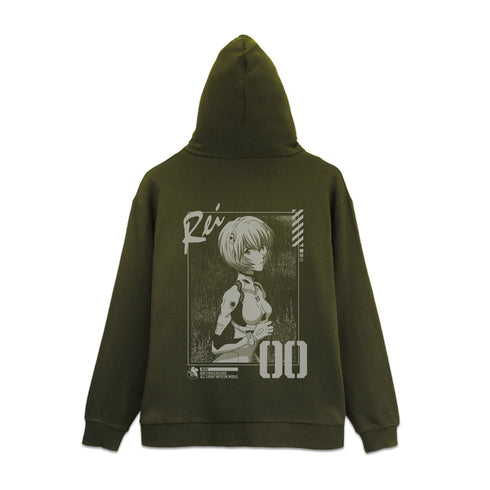 『EVANGELION』綾波レイ ジップパーカー モス M