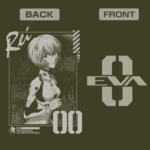 『EVANGELION』綾波レイ ジップパーカー モス XL