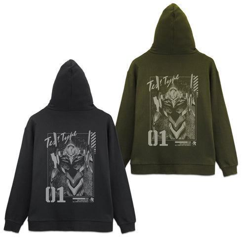 『EVANGELION』エヴァ初号機 ジップパーカー ブラック M