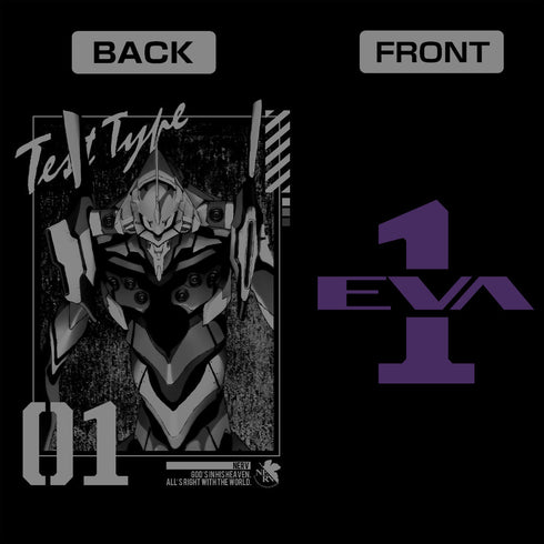 『EVANGELION』エヴァ初号機 ジップパーカー ブラック M