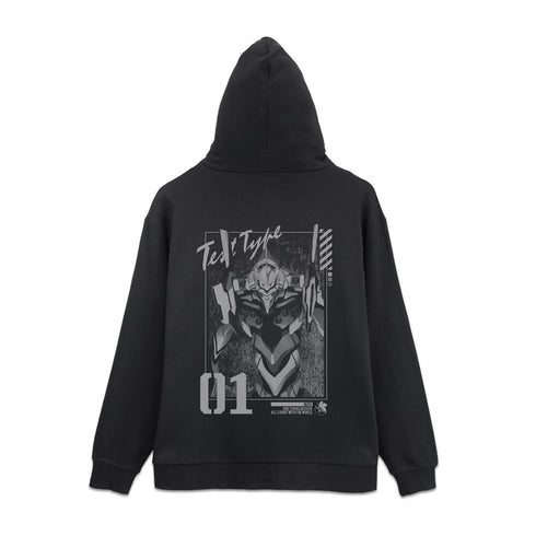 『EVANGELION』エヴァ初号機 ジップパーカー ブラック L