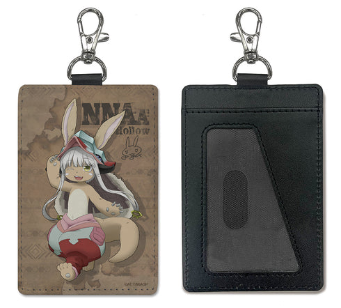 『メイドインアビス 烈日の黄金郷』ナナチ ワクワク パスケース(ナスカン付き)