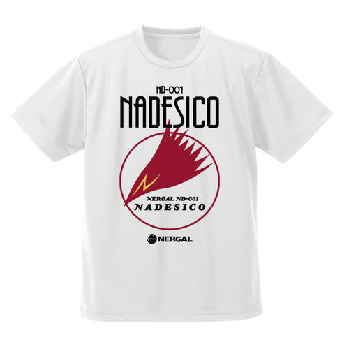 『機動戦艦ナデシコ -The prince of darkness-』機動戦艦ナデシコ ナデシコロゴ ドライTシャツ ホワイト XL